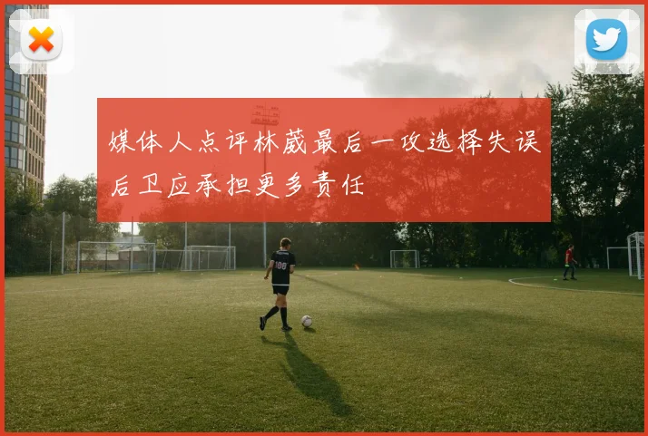 媒体人点评林葳最后一攻选择失误后卫应承担更多责任
